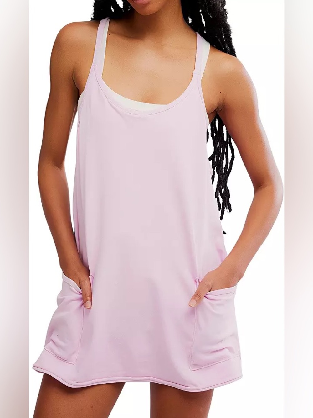 Pink Free People Movement Hot Shot dress
